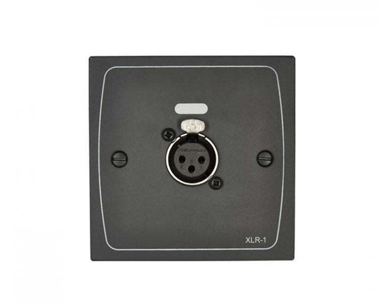 CLOXLRF1B - Cloud XLR F1B XLR Input Module Wall Plate 3 Pin XLR Female Black Image 1