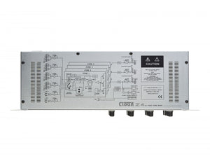 CLOZ4M4 - Cloud Z4 Mk4 Four Zone Mixer 6 Line and 2 Mic and Paging Mic Input 3U Image 3