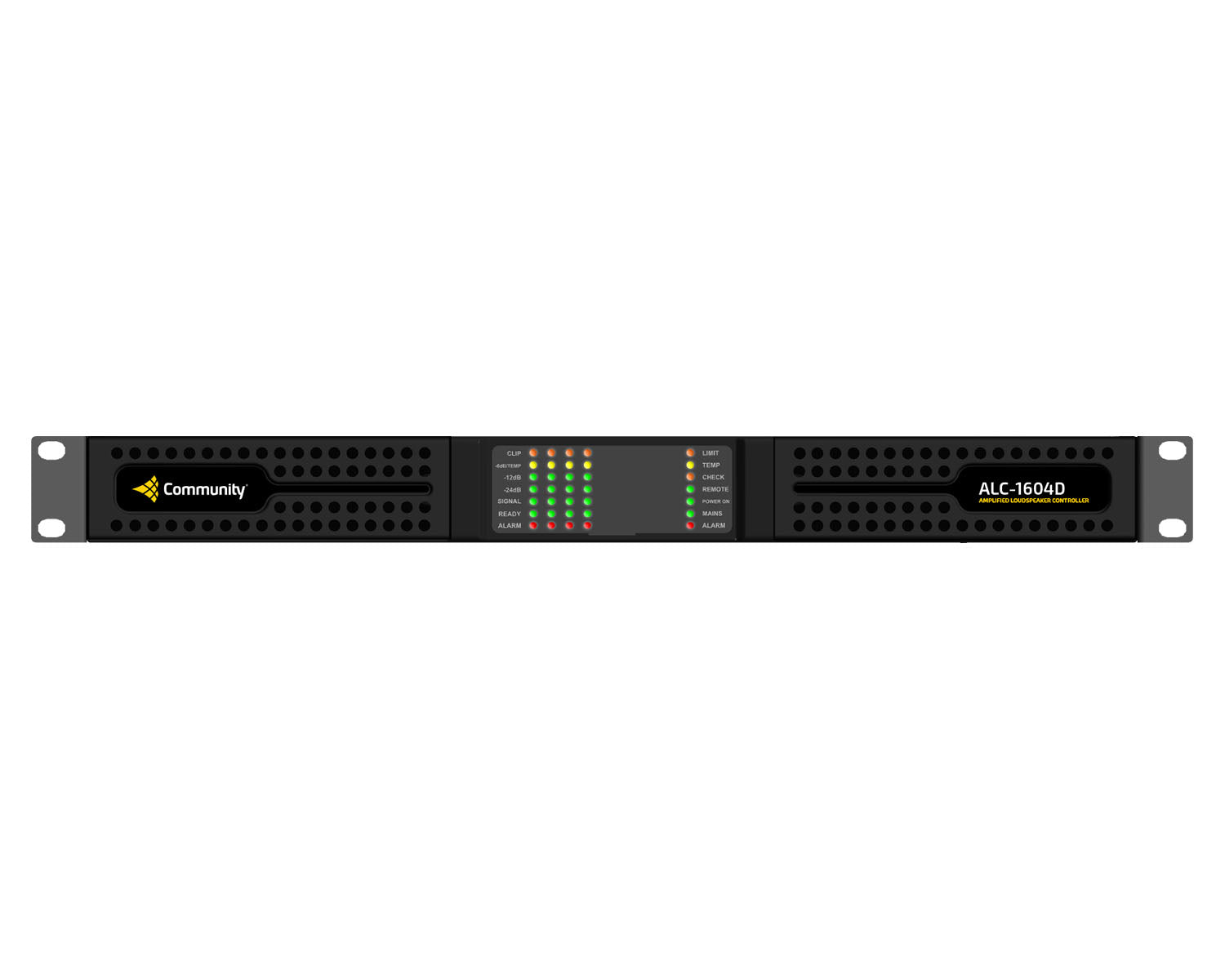 COMALC1604D - Community ALC 1604D 4x1600W Amplified Loudspeaker Controller with DSP Image 2