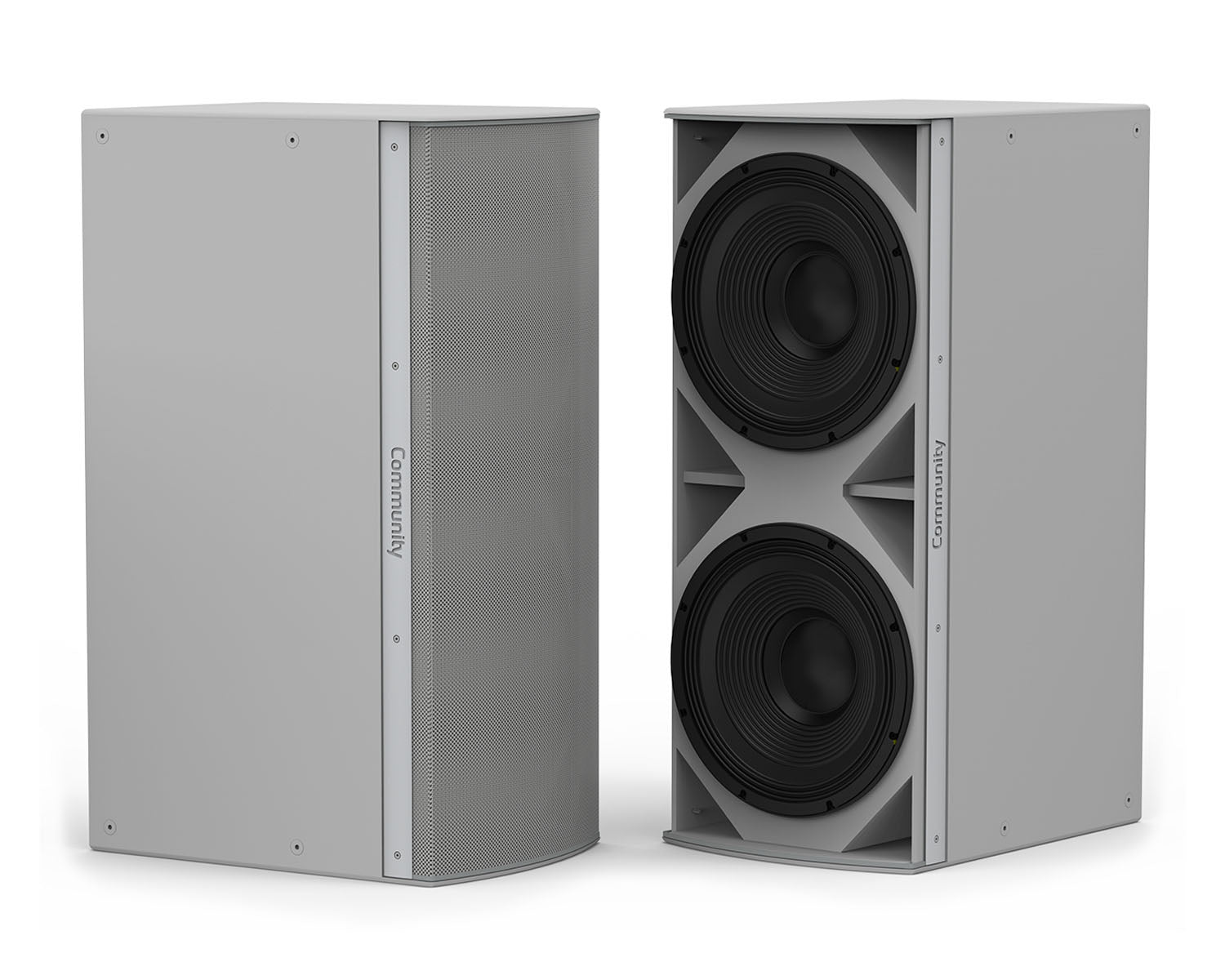 COMIS6215BW - Community IS6 215W 2x15inch Installation Subwoofer 700W White Image 2