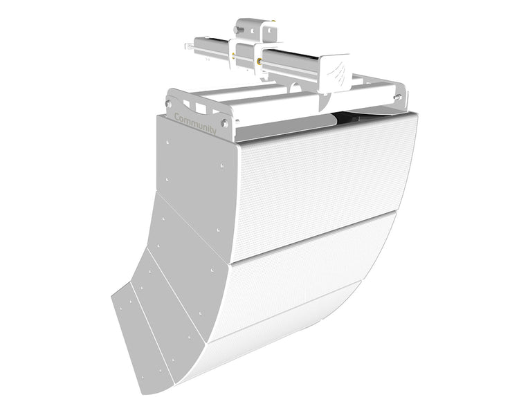 COMIV61122WR05W - Community IV6 1122WR05W 12inch 2 Way Line Array Loudspeaker 120x5degree IP55 White Image 1