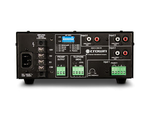 CRO160MA - Crown 160MA 4 Input Commercial Mixer Amplifier 60W 70V or 100V Image 3