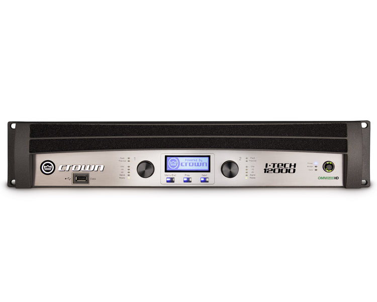 CROIT12001 - Crown IT12000HD I Tech HD Touring Amplifier 2x12000 @ 4ohm 2U Image 1