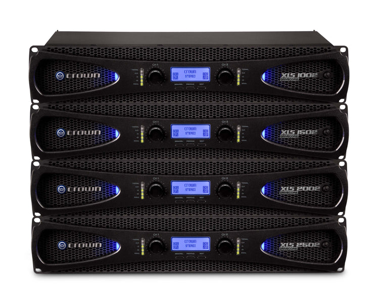 CROXLS1002 - Crown XLS 1002 DriveCore 2 Power Amp with DSP 2x350W @ 4ohm 2U Image 3