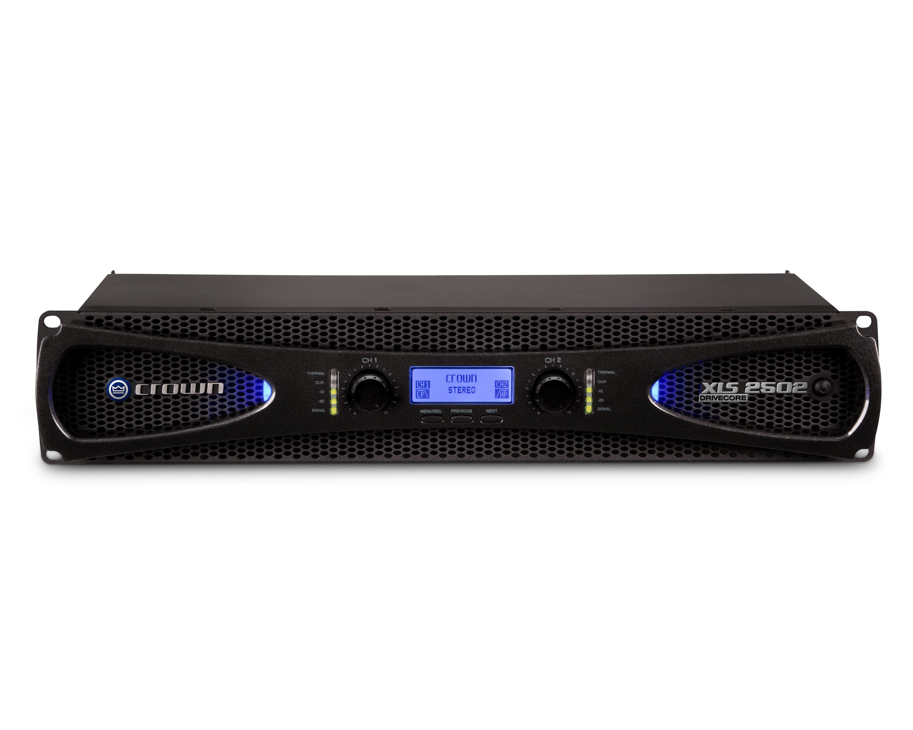 CROXLS2502 - Crown XLS 2502 DriveCore 2 Power Amp with DSP 2x775W @ 4ohm 2U Image 1