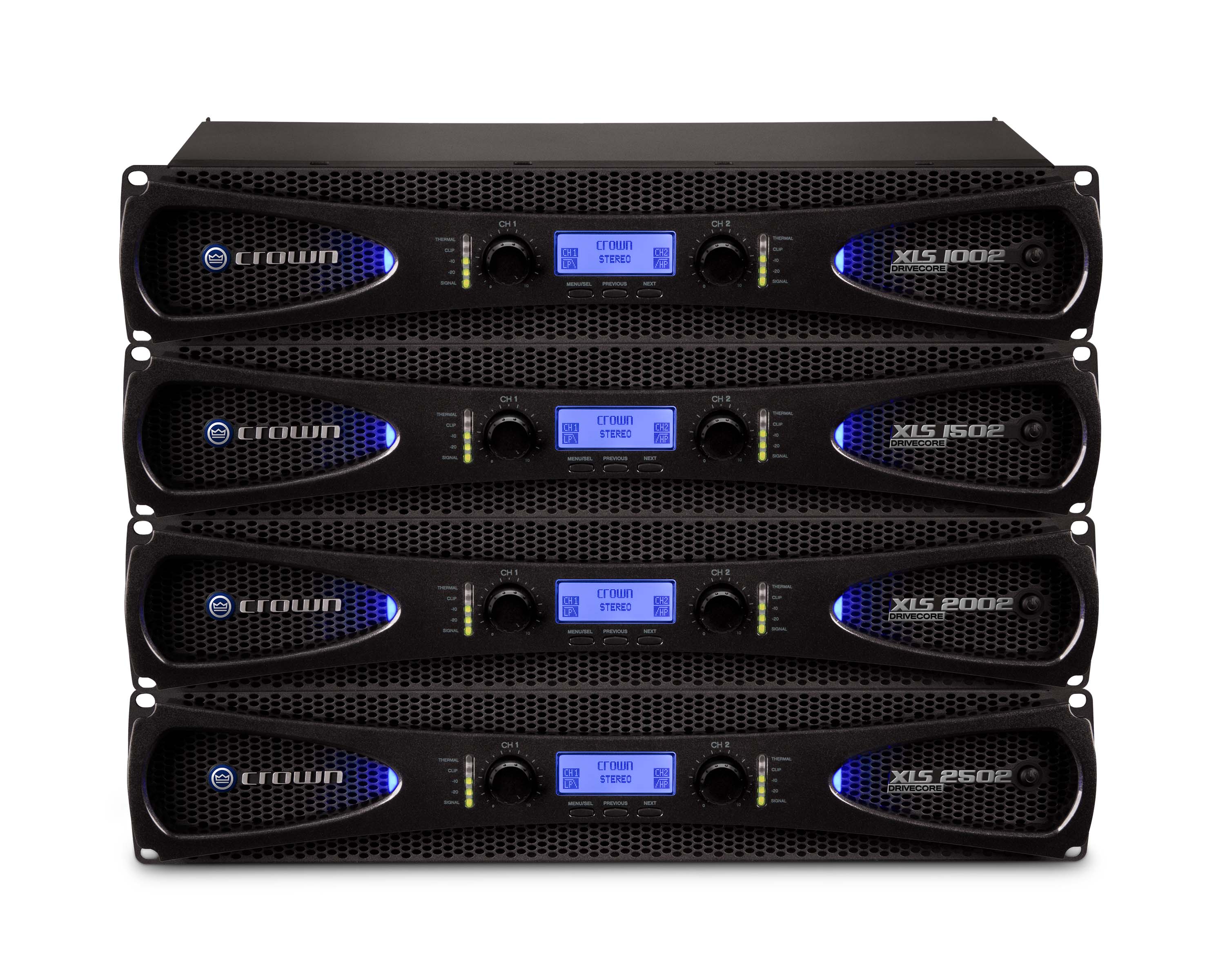 CROXLS2502 - Crown XLS 2502 DriveCore 2 Power Amp with DSP 2x775W @ 4ohm 2U Image 3