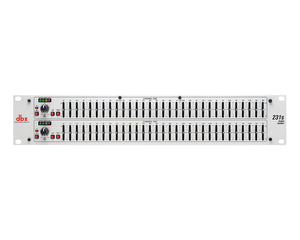 DBX231S - dbx 231S Dual 31 Band Equaliser Silver 1 or 3 Octave Jack or XLR 2U Image 1