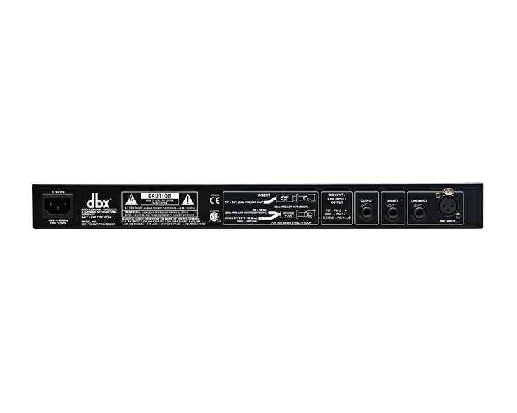 DBX286S - dbx 286S Mic or Instrument PreAmp or Processor with XLR and Jack in 1U Image 2