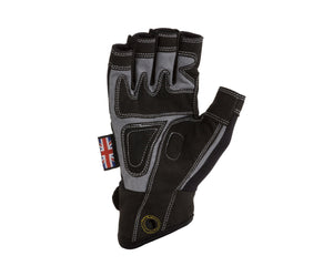 DIRCFMFLXXL - Dirty Rigger Comfort Fit Mens Fingerless Rigging or Operator Gloves (XXL) Image 2