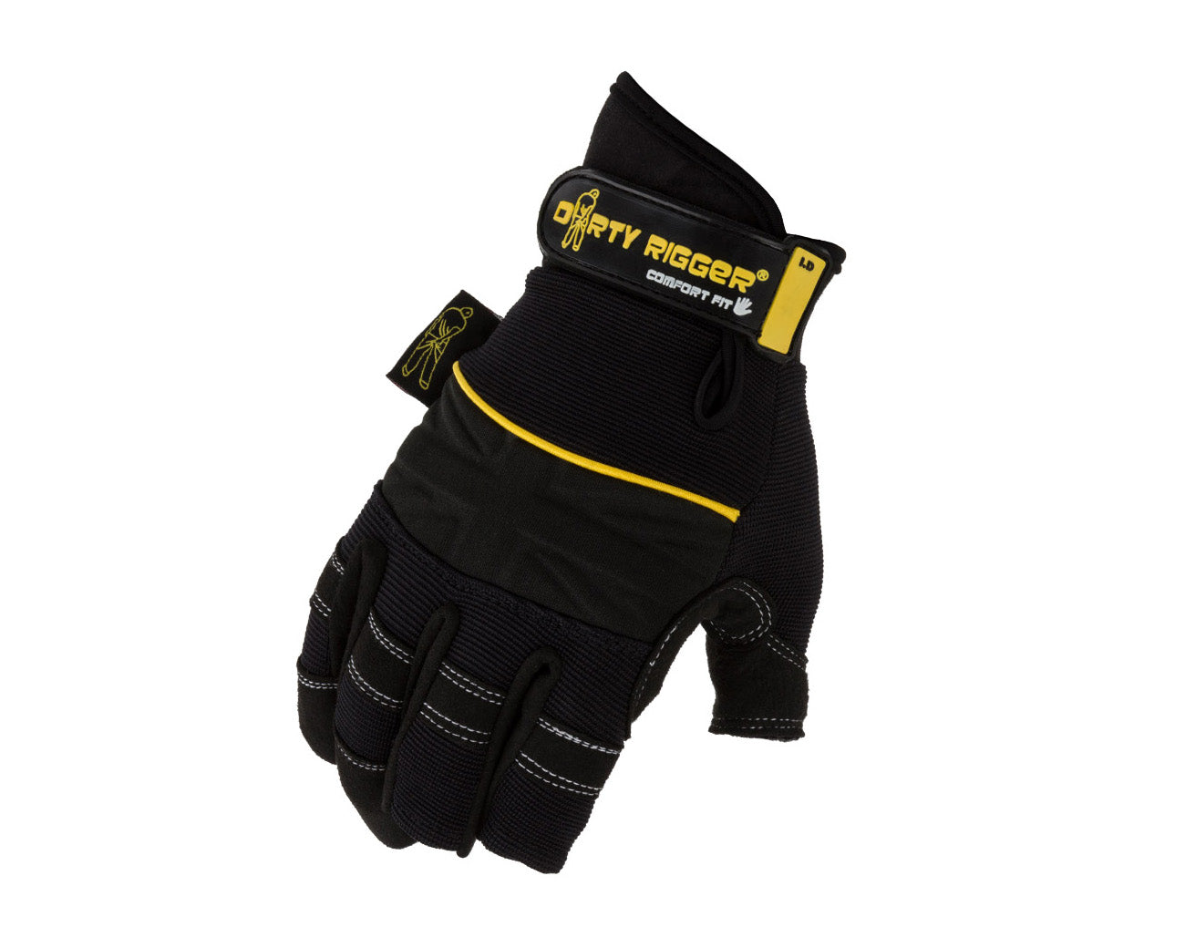DIRCFMFM - Dirty Rigger Comfort Fit Mens Framer Rigging or Operator Gloves (M) Image 2