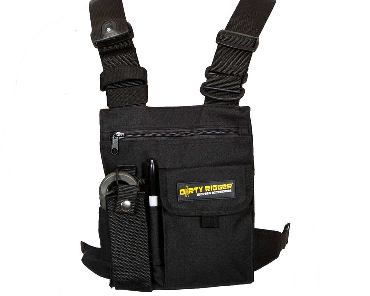 DIRLEDCR - Dirty Rigger LED Chest Rig Utility Pouch with Integrated 15mm LED Image 1