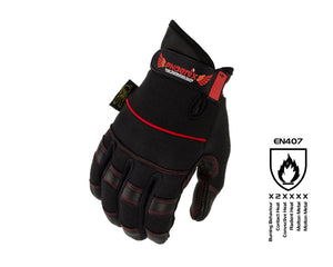 DIRPS - Dirty Rigger Phoenix Heat and Flame Resisting Extended Cuff Gloves (S) Image 3