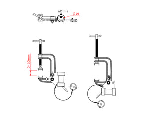 DOUG1106 - Doughty G1106 Heavy Duty G Clamp with 29mm Receiver 0 150mm Image 2