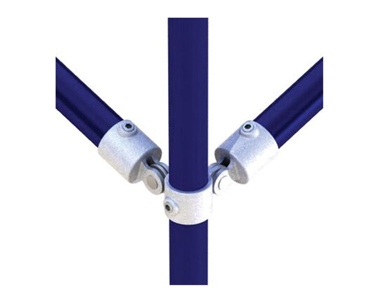 DOUT16800 - Doughty T16800 Pipeclamp 48mm Tube 90degree Double Swivel Combo Image 1