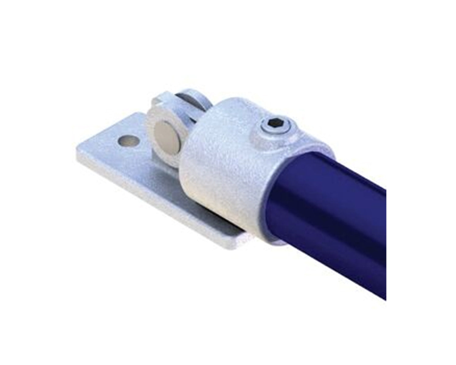 DOUT16900 - Doughty T16900 Pipeclamp 48mm Tube 85degree Locating Swivel Base Image 1