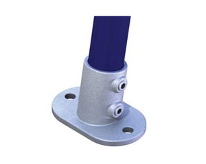 DOUT17622 - Doughty T17622 Pipeclamp 48mm Tube Angled Base Flange 80degree Image 1