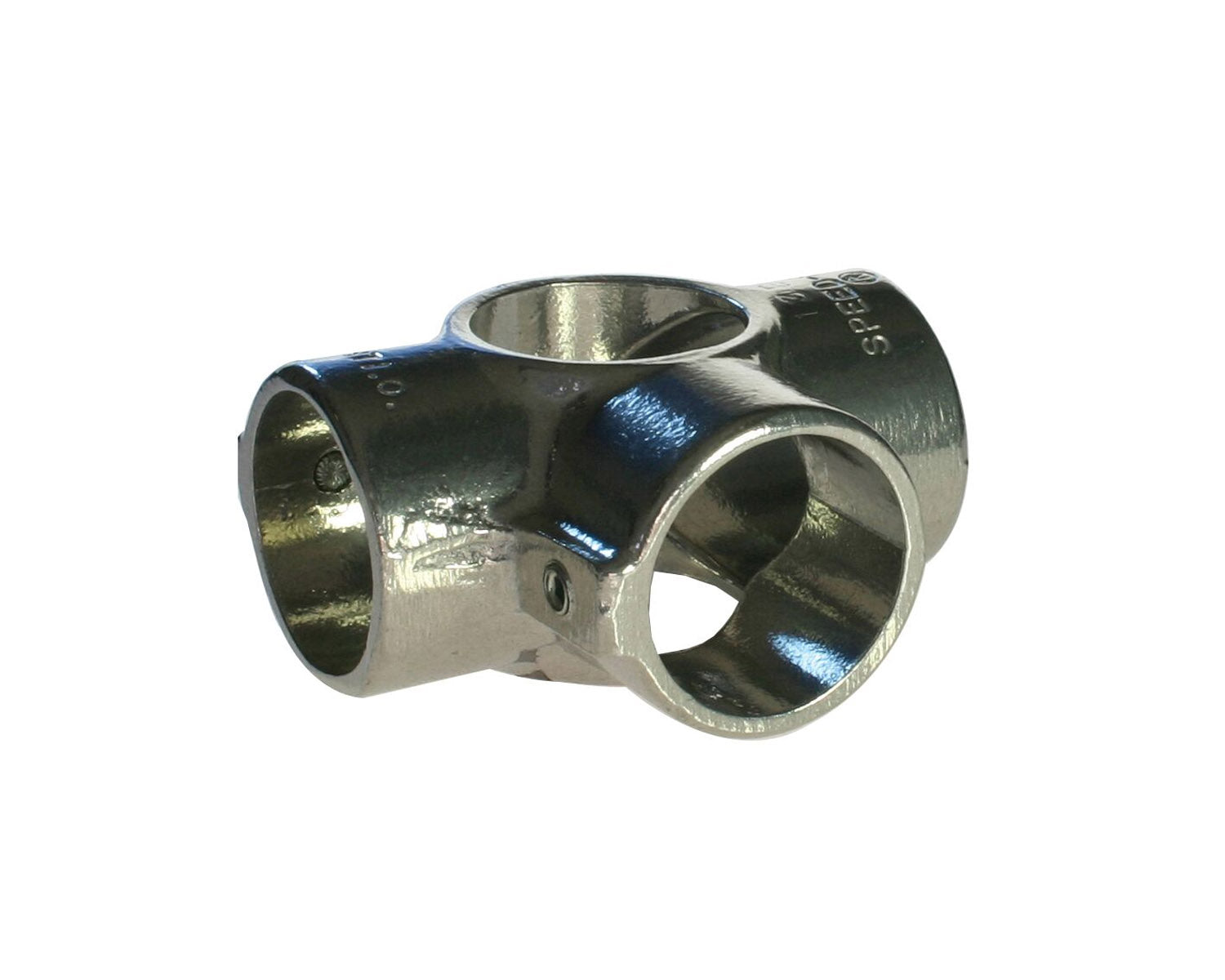 DOUT194013E - Doughty T194013E 48mm Tube Double 90degree Joint with Side Outlet SLIM Image 1