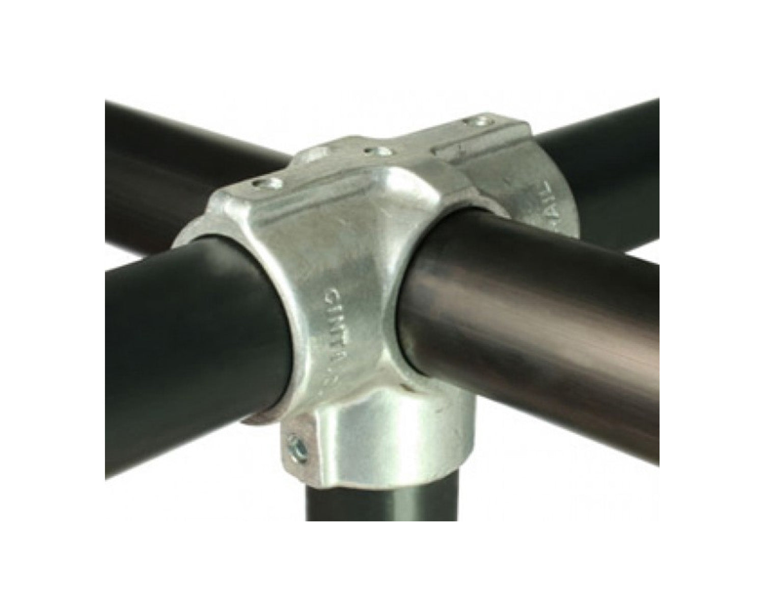 DOUT194013E - Doughty T194013E 48mm Tube Double 90degree Joint with Side Outlet SLIM Image 2