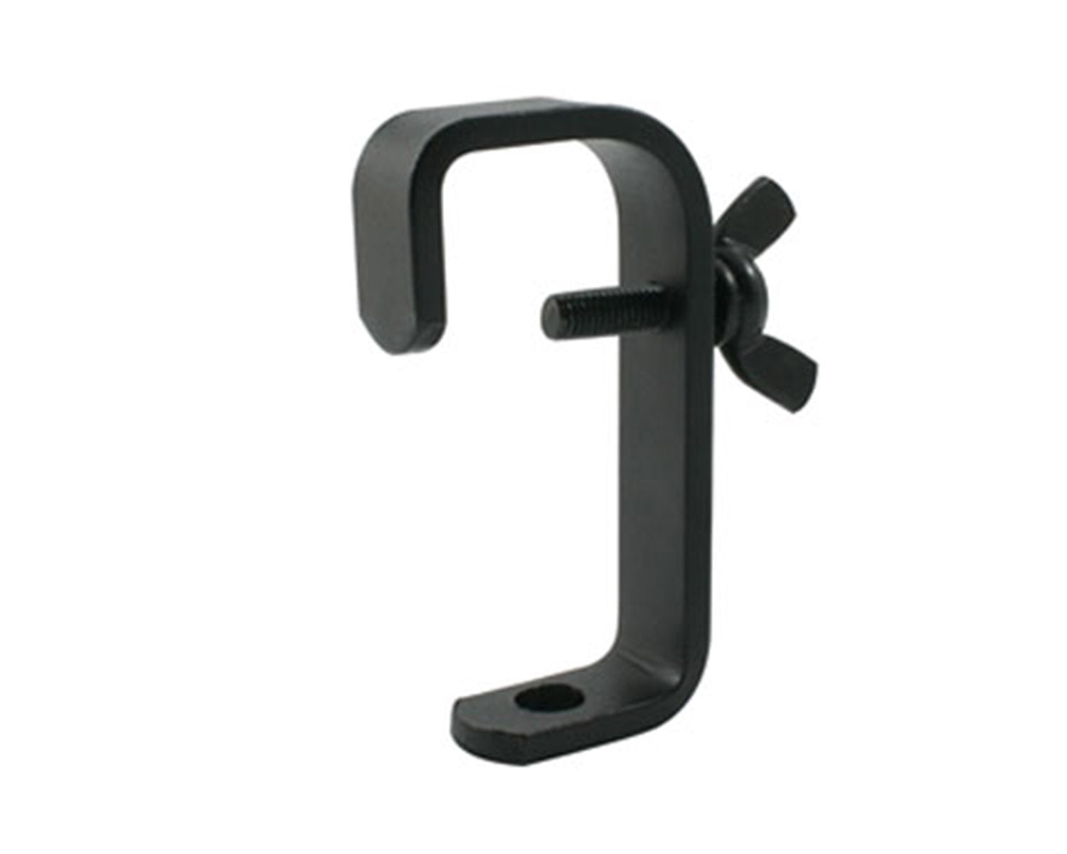 DOUT2010401 - Doughty T2010401 Hook Clamp with Fixings 48mm Tube SWL 40kg 95mm Black Image 1