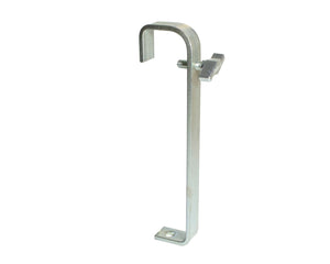 DOUT20105 - Doughty T20105 Extended Hook Clamp 48mm Tube SWL 40kg 233mm Silver Image 1