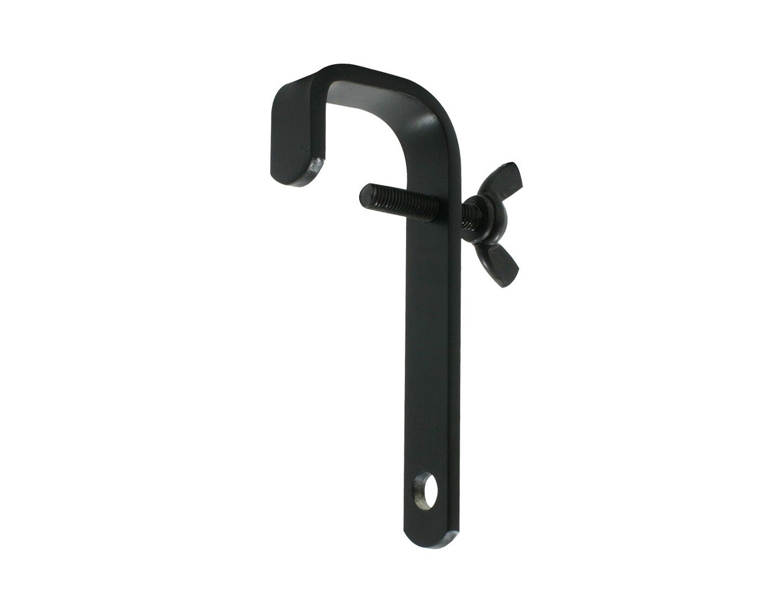 DOUT2010701 - Doughty T2010701 Straight Back Hook Clamp 48mm Tube SWL 40kg 115mm Black Image 1