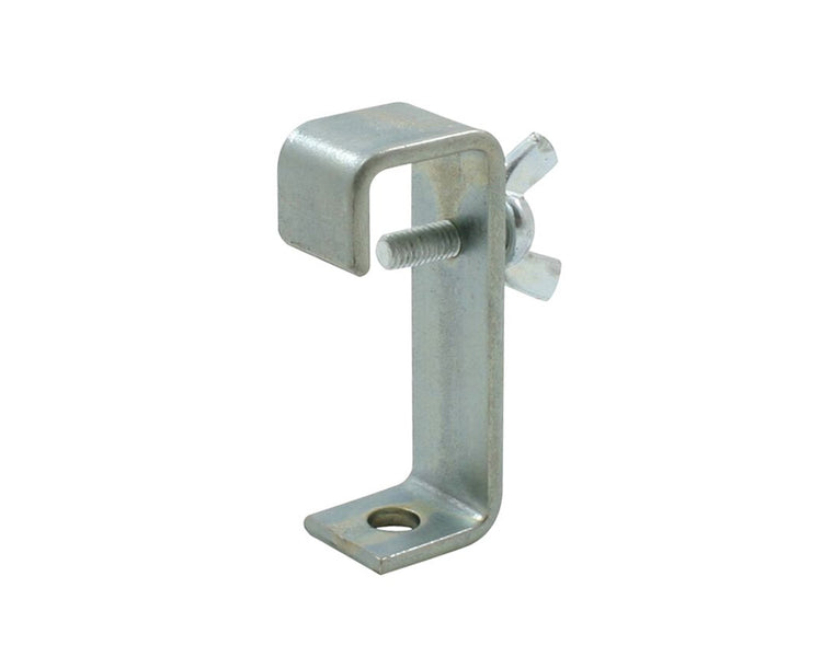 DOUT20301 - Doughty T20301 Standard Hook Clamp 20mm Tube SWL 15kg 91mm Silver Image 1