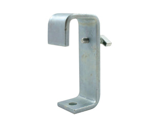 DOUT20400 - Doughty T20400 Heavy Duty Hook Clamp 50mm Tube SWL 150kg 124mm Silver Image 1