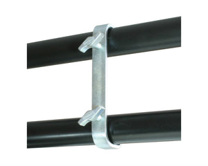 DOUT20705 - Doughty T20705 Double End Parallel Hook Clamp 48mm Tube 450mm Silver Image 1