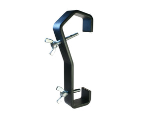 DOUT20910 - Doughty T20910 Double End Hook Clamp 63 75mm Tube SWL 150kg Black Image 1