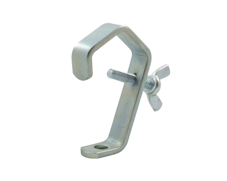 DOUT21100 - Doughty T21100 Universal Hook Clamp 25 51mm Tube SWL 40kg Silver Image 1