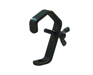 DOUT21101 - Doughty T21101 Universal Hook Clamp 25 51mm Tube SWL 40kg Black Image 1