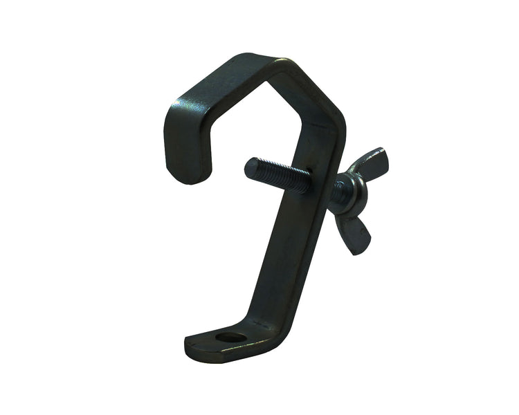 DOUT21101 - Doughty T21101 Universal Hook Clamp 25 51mm Tube SWL 40kg Black Image 1