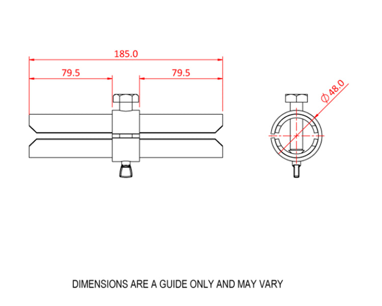 DOUT25100 - Doughty T25100 Scaffold Joint Pin 48mm Image 2