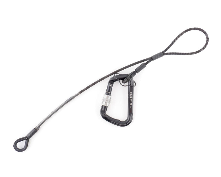 DOUT2830001 - Doughty T2830001 75Kg Heavy Weight Safety Wire 700mm Black Image 1