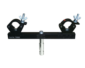 DOUT55805 - Doughty T55805 Fixed Solid Fixed Truss Adaptor SWL 250kg BLACK Image 1