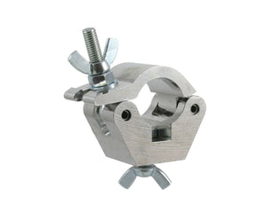 DOUT57200 - Doughty T57200 Clamp 50mm Half Coupler with Wing Nut and Bolt SILVER Image 1