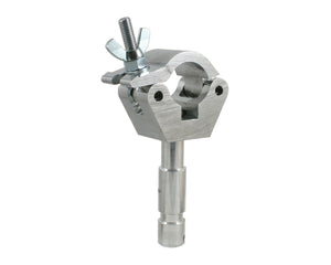 DOUT57225 - Doughty T57225 Big Ben Clamp 50mm Half Coupler with 28mm Spigot SILVER Image 1