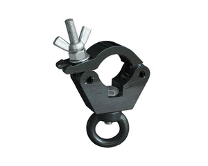 DOUT58015 - Doughty T58015 Slimline Hanging Clamp with M12 Eye Nut 340Kg BLACK Image 1