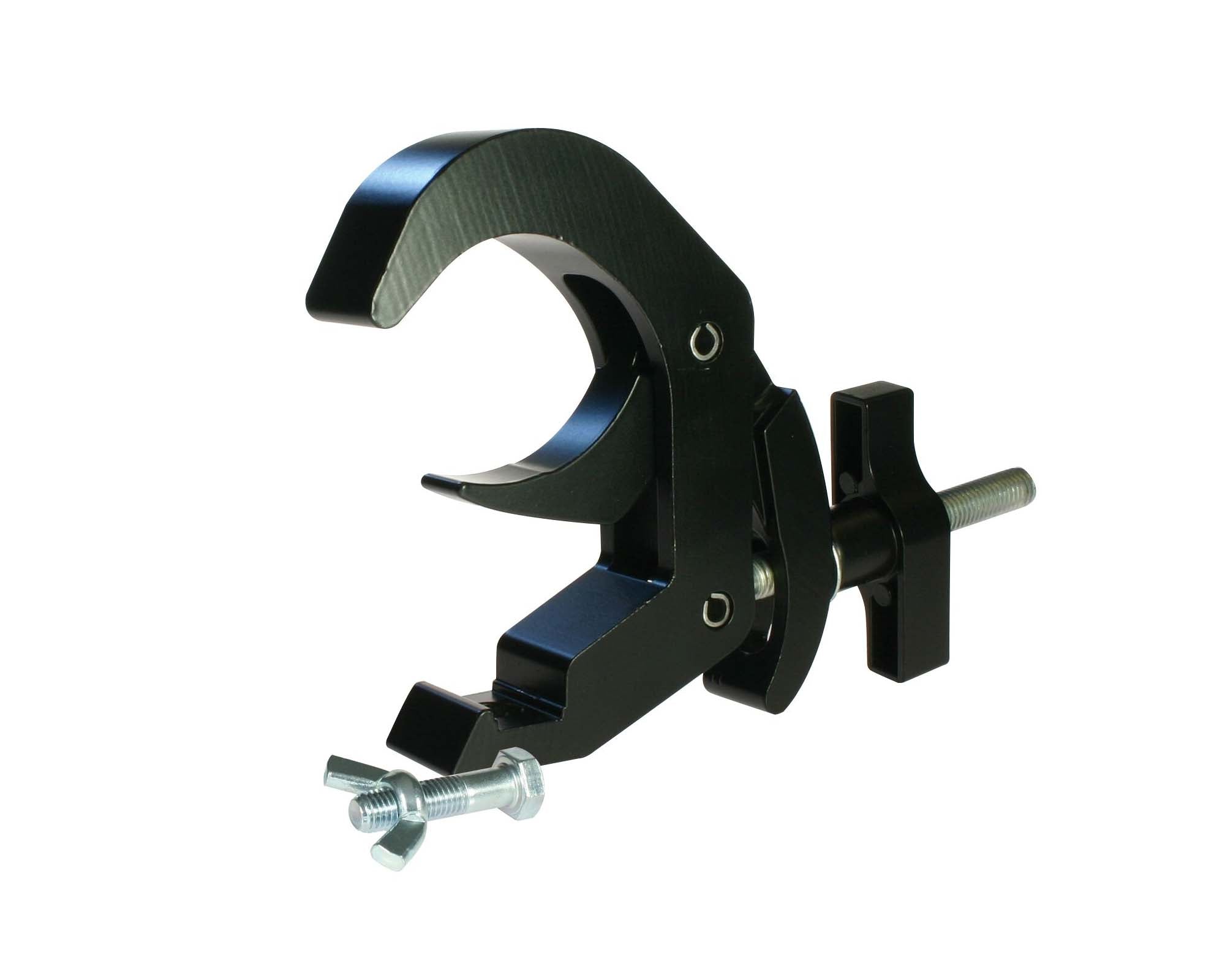 DOUT58506 - Doughty T58506 Titan Quick Trigger HOOK Clamp SWL 100kg BLACK Image 1