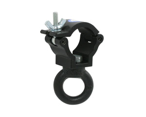 DOUT5899001 - Doughty T5899001 38mm Atom Hanging Clamp with Ring SWL 100Kg BLACK Image 1