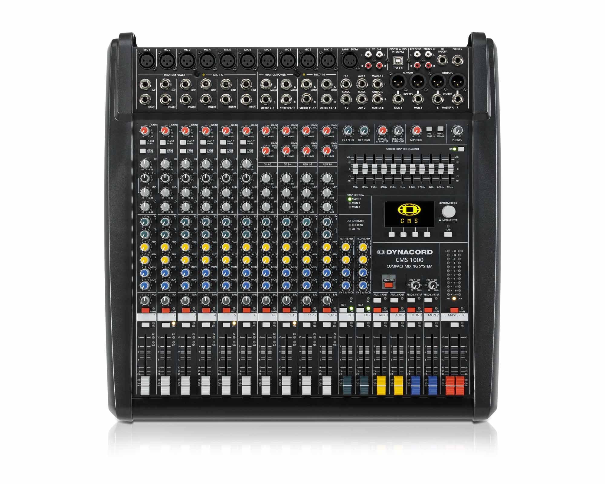 DYNCMS1000 - Dynacord CMS1000 3 10Ch Console with 4 Stereo i or p with Twin Digital FX Image 1
