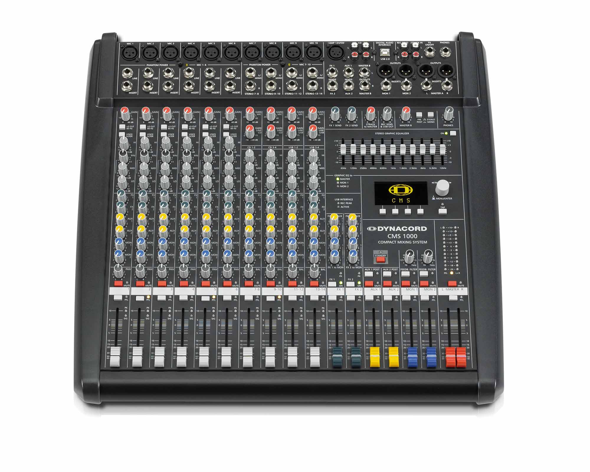 DYNCMS1000 - Dynacord CMS1000 3 10Ch Console with 4 Stereo i or p with Twin Digital FX Image 2