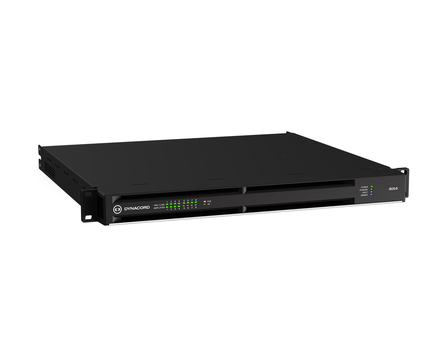 DYNIX308 - Dynacord IX30:8 Networked DSP Power Amp 8x375W @ 4ohm Dante 1U Image 2