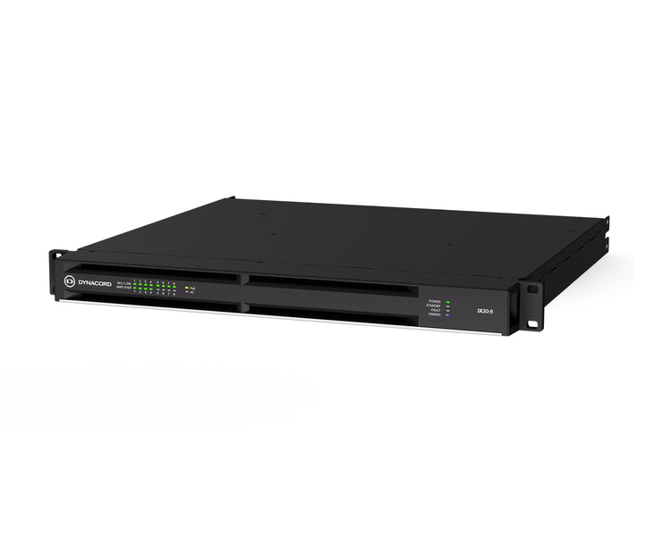 DYNIX308 - Dynacord IX30:8 Networked DSP Power Amp 8x375W @ 4ohm Dante 1U Image 4