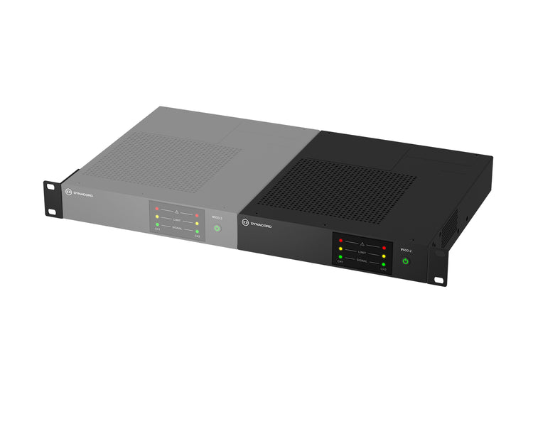 DYNV6002 - Dynacord V600:2 Power Amp 2Ch 600W powerTANK 4ohm or 8ohm or 100V Half Rack 1U Image 9