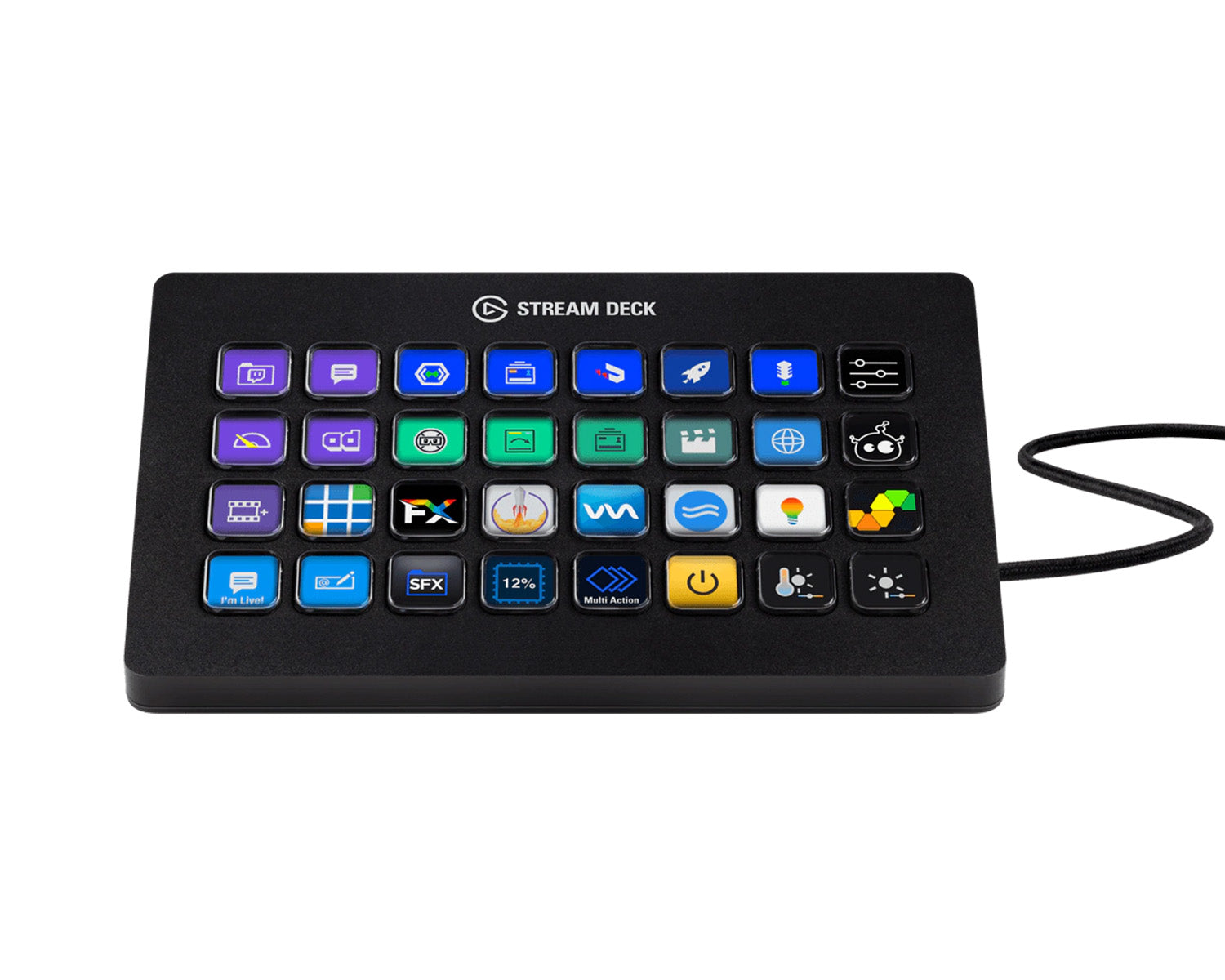 ELGSDECKXL - Elgato Stream Deck XL USB Controller with 32 Customisable LCD Keys Image 1