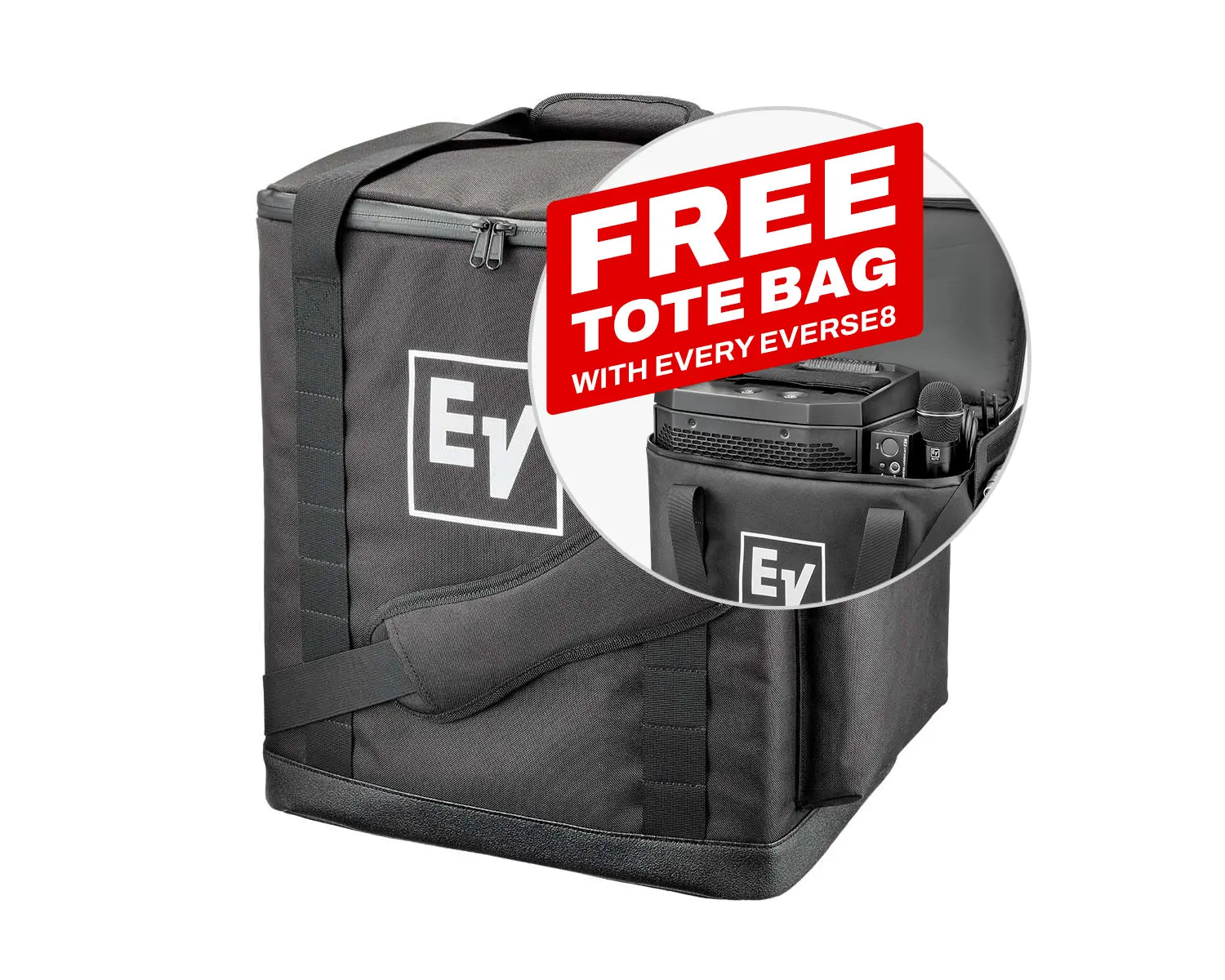 EVERSE8-TOTE Tote Bag for EVERSE 8 Battery Powered Loudspeaker EVERSE8-TOTE Tote Bag for EVERSE 8 Battery Powered Loudspeaker