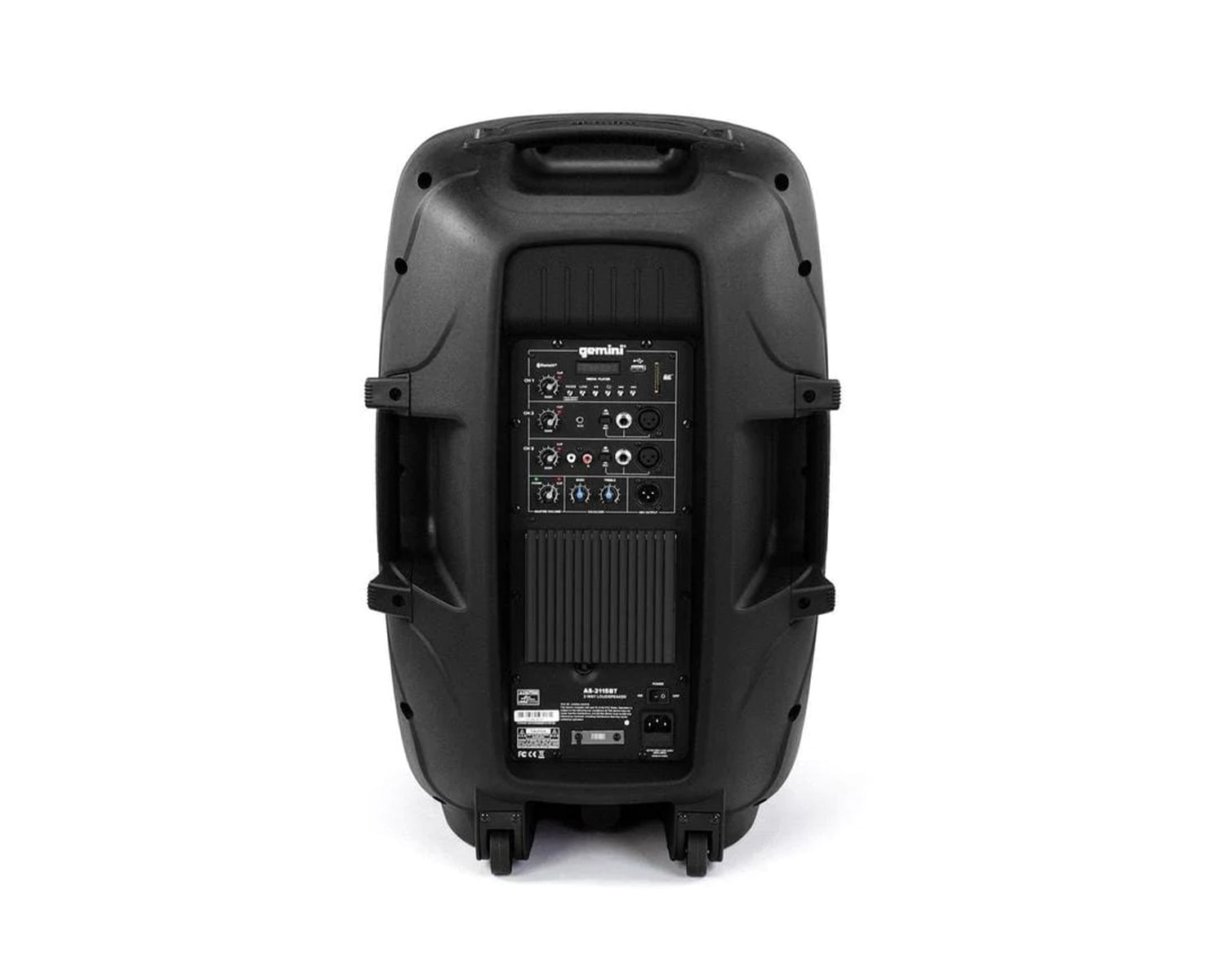 GEMAS2112B - Gemini AS 2112BT 12inch Active Loudspeaker with Bluetooth 1500W Black Image 5