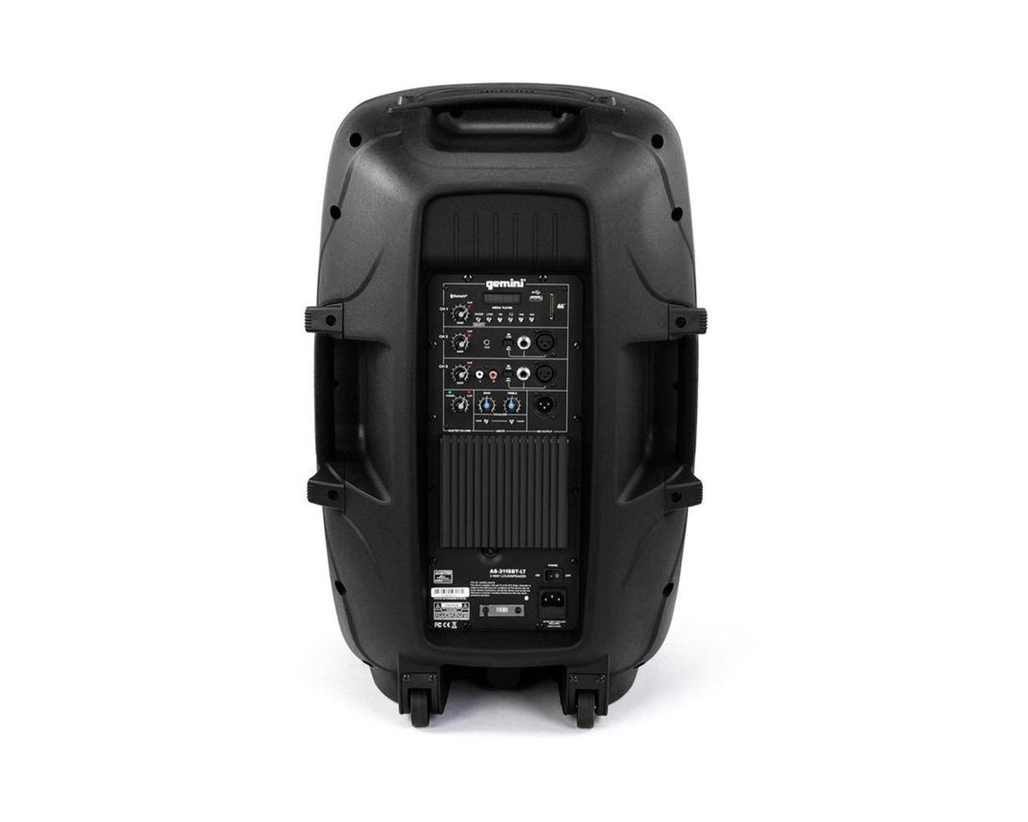 GEMAS2115BL - Gemini AS 2115BT LT 15inch Active Multi LED Loudspeaker Bluetooth 2000W Image 6