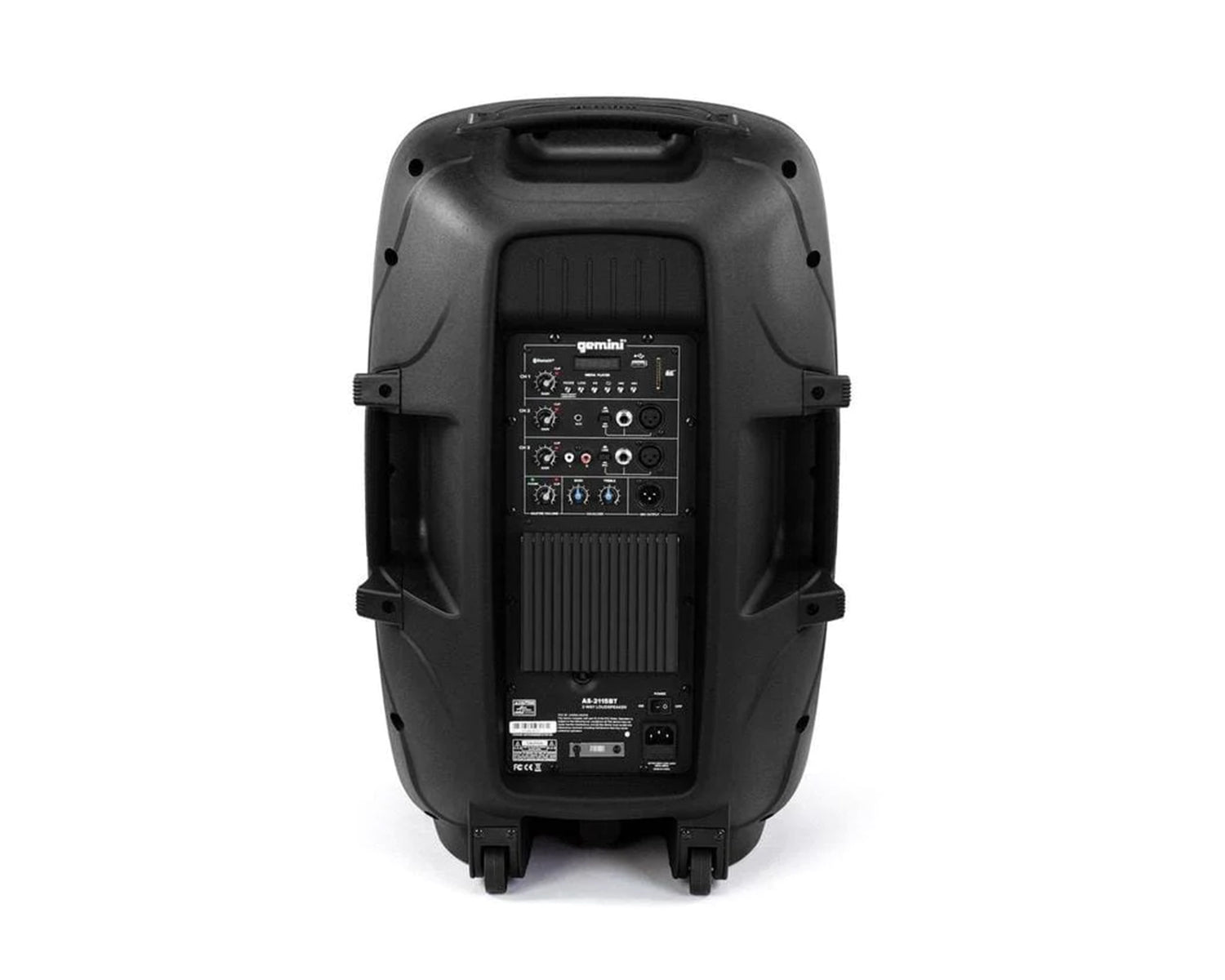 GEMAS2115B - Gemini AS 2115BT 15inch Active Loudspeaker with Bluetooth 2000W Black Image 5
